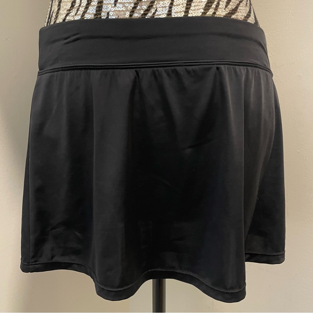 Black Swim/Athletic Skirt